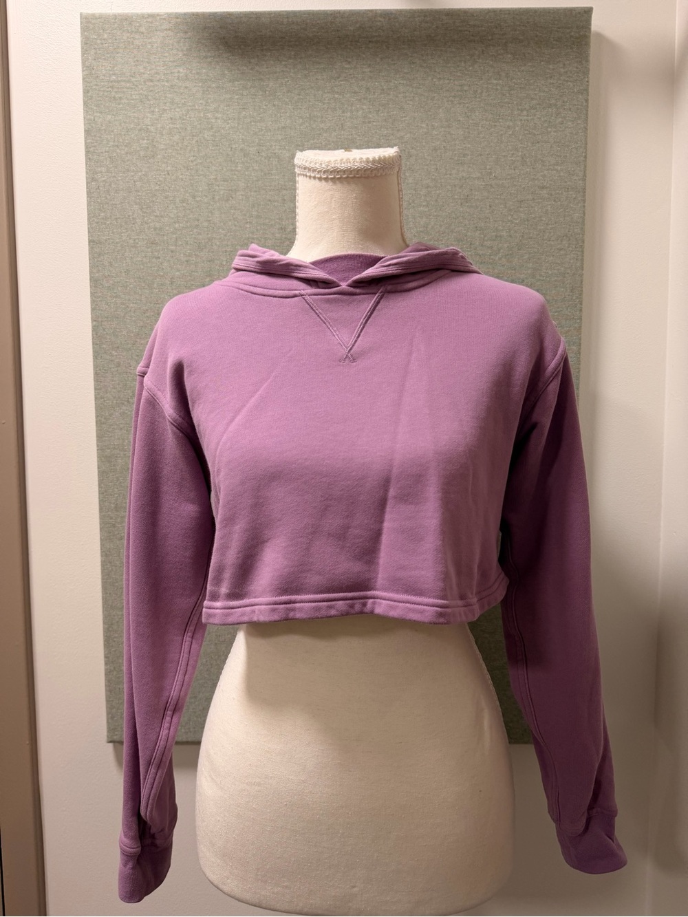 Lululemon All Yours Cropped Hoodie Wisteria Purple